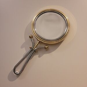 Vintage Handheld Convertible Folding Mirror